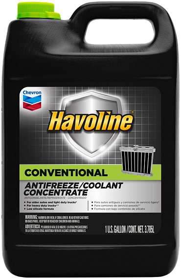 картинка Chevron CHV антифриз HAVOLINE CONVENTIONAL ANTI-FREEZE/COOLANT PREMIXED 50/50 (B) (6*3,785 л). Антифриз. Артикул: 226821486