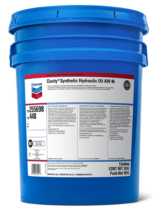 картинка Chevron CHV индустриальное масло для промышленных редукторов CLARITY SYNTHETIC EA GEAR OIL 150 (18.9 л). Редукторное масло. Артикул: 223060786