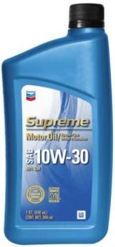 картинка Chevron Supreme Motor Oil SAE 30  q (12) Моторное масло. Артикул: 220002721